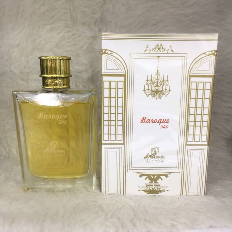 عطر زرد باکارات رژ با جعبه محصول