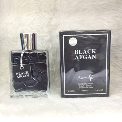 عطر مشکی بلک افغان با جعبه محصول