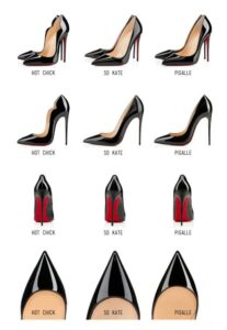 مقایسه کفش پاشنه بلند کریستین لوبوتین 